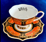 High Holy Halloween Witch teaup and saucer