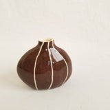 Chocolate Bud Vases by Kri Kri Studio