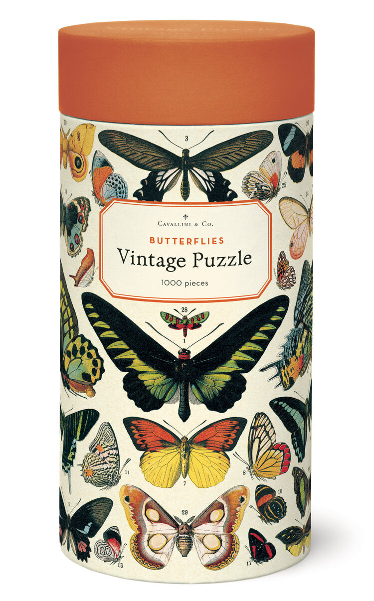Order Cavallini Vintage Puzzle | Gift-Ready Retro Puzzle Set