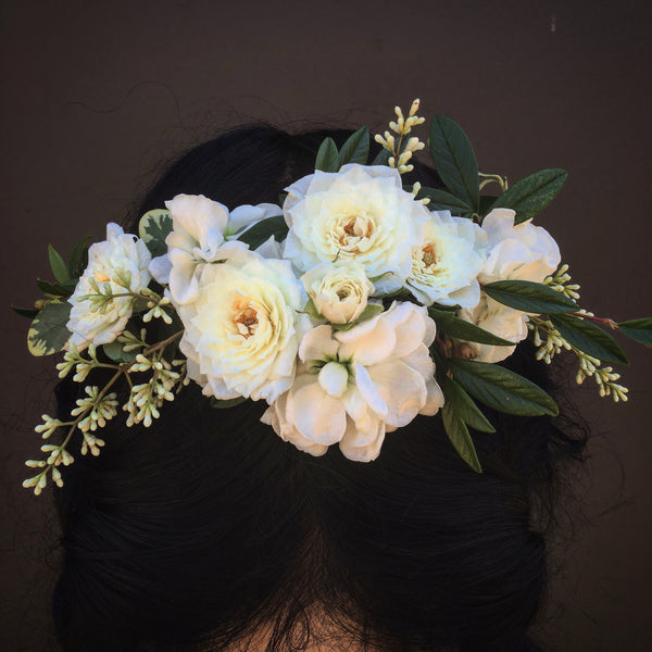 Full/Asymetrical Floral Crown