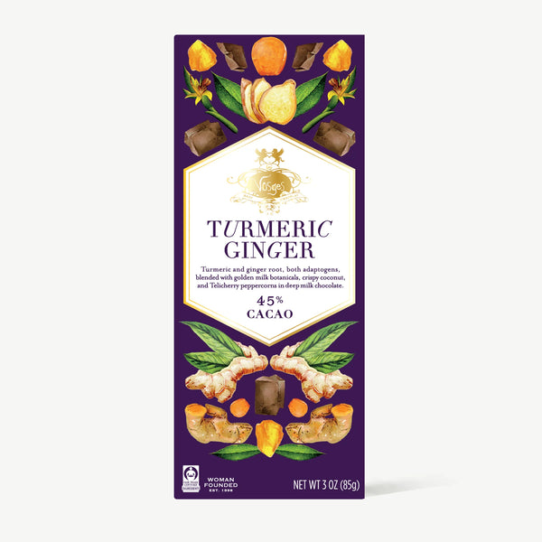 Tumeric Ginger Chocolate Bar