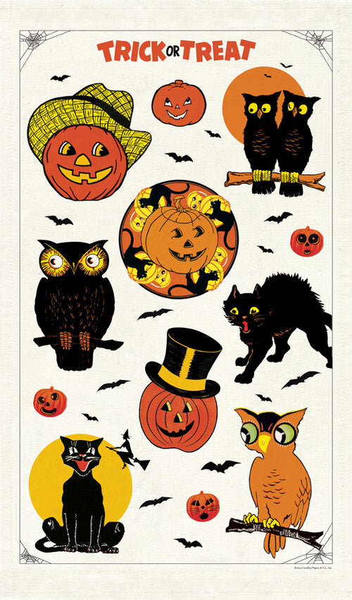 Trick or Treat Tea Towell