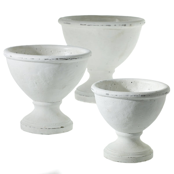 Container - White Benoit Pot