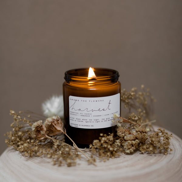 Essential Oil + Soy Wax Candle - Among the Flowers