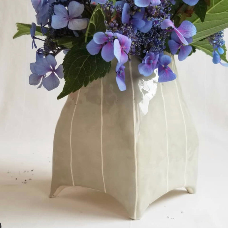VIT Footed Flower Vase  by Kri Kri Studios